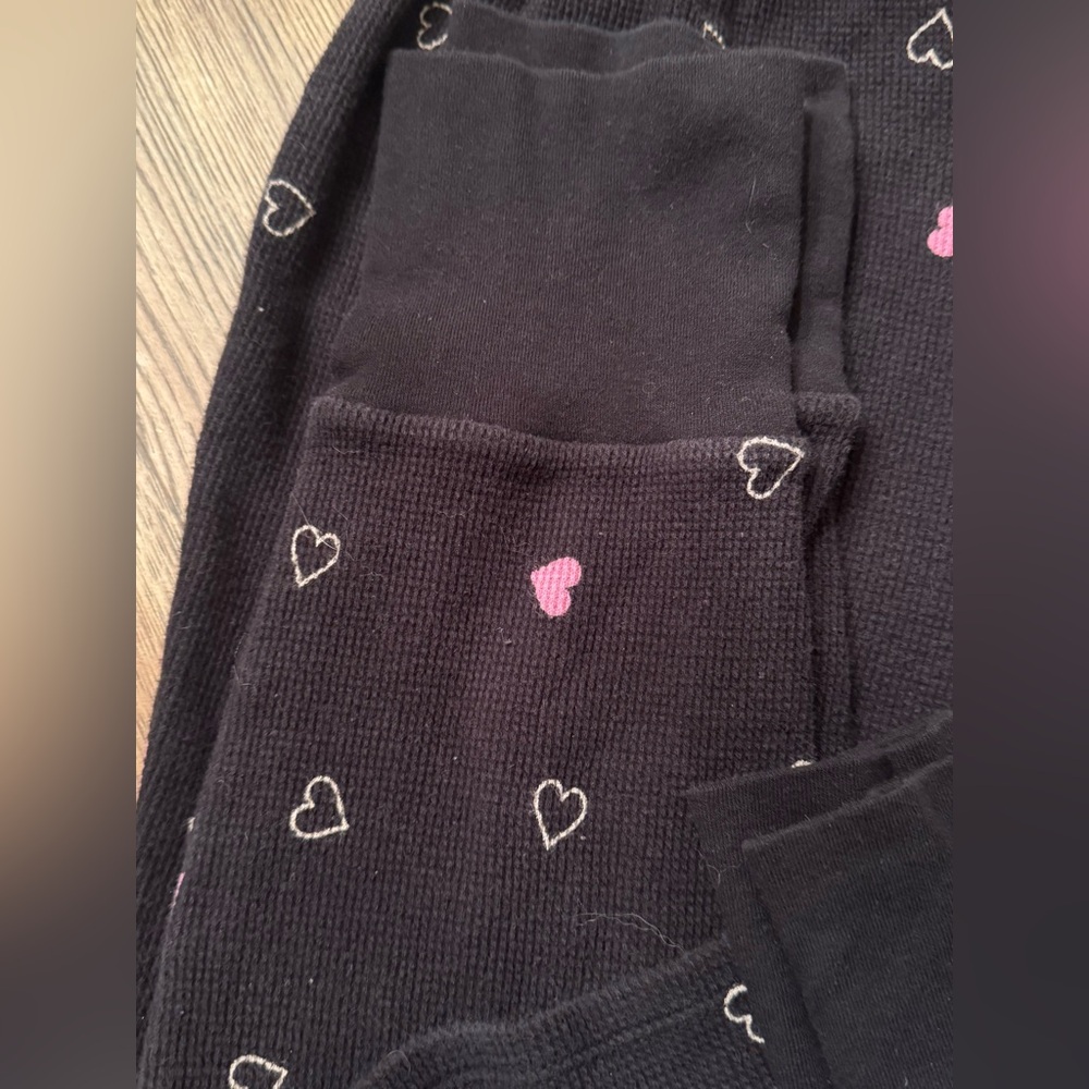 Victoria’s Secret Heart Pajamas S Small Valentines Day - Picture 4 of 14